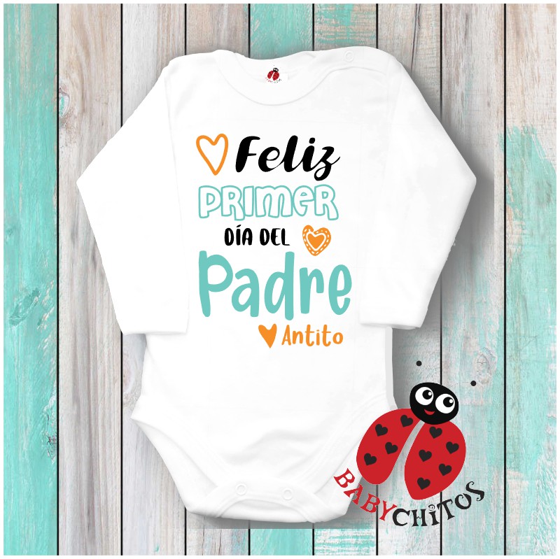 Body Feliz Dia Del Padre + Nombre